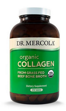 مكملات الكولاجين : أفضل مكملات الكولاجين للبشرة والشعر والأظافر Dr. Mercola Organic Collagen from Grass Fed Beef Bone Broth