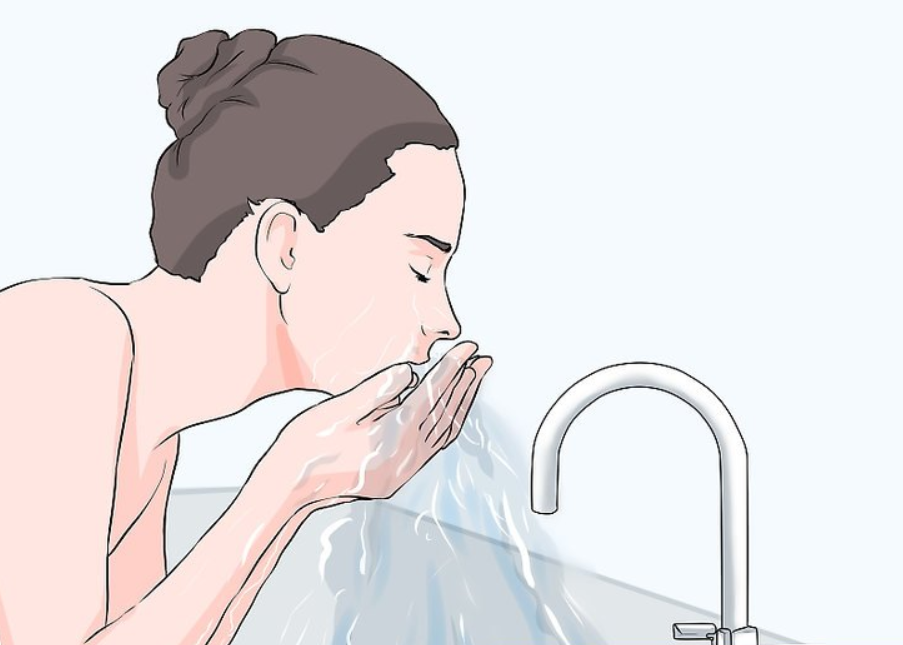 كيفية تقشير وتبخير واستخدام أقنعة الوجه - الطريقة الأولى : تطهير و تقشير وجهك - تطهير وجهك