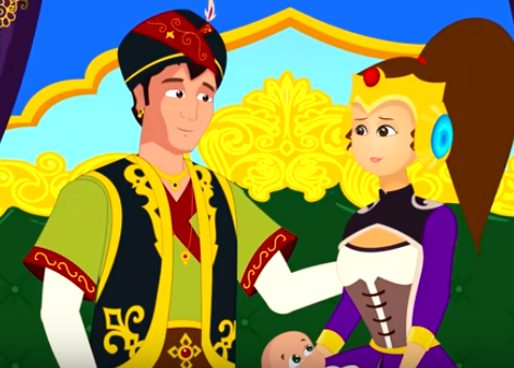 قصص مفيدة للاطفال مكتوبة : قصة ملك الجبل الذهبي