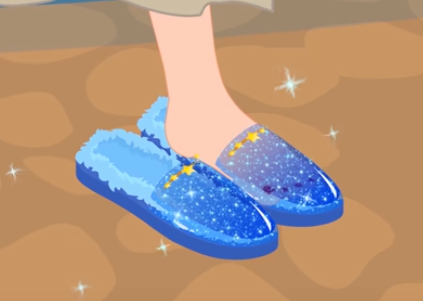 قصة الحذاء المرصع بالنجوم