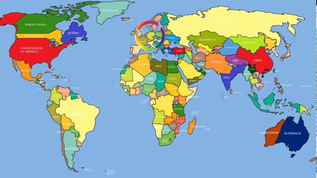 خريطة العالم 2019 9
