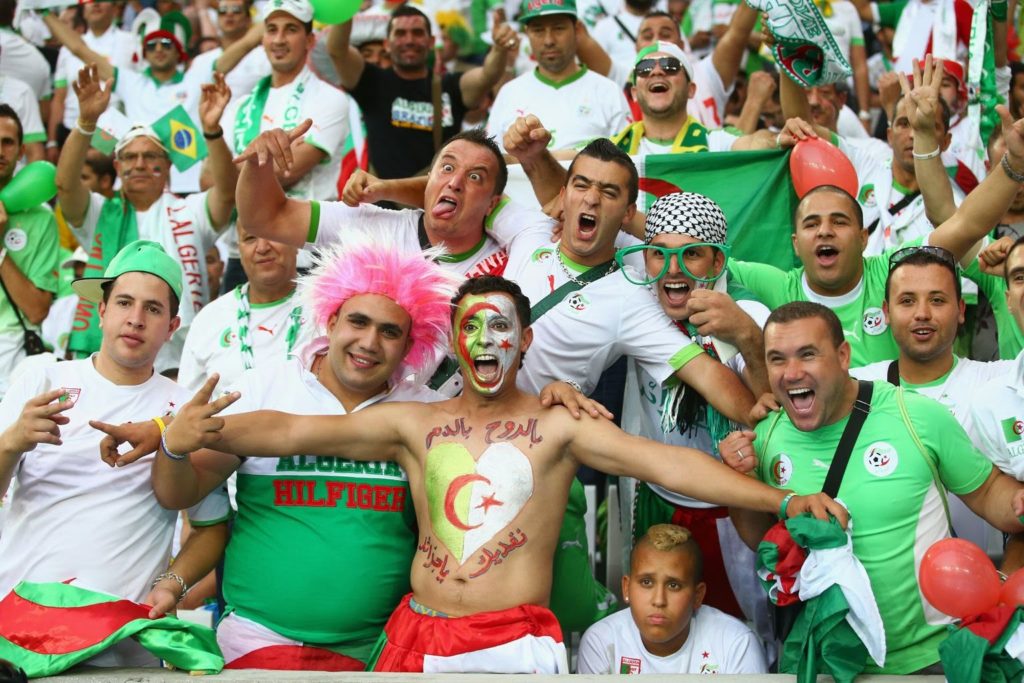 احتفالات المنتخب الجزائري 2