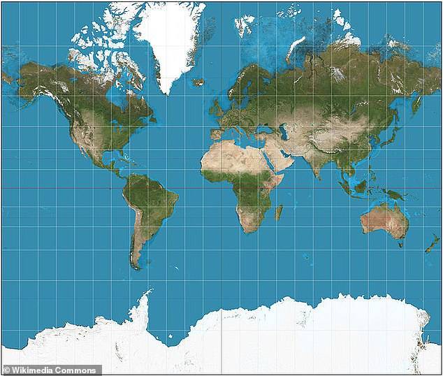 خريطة العالم الحقيقية 3