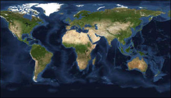 خريطة العالم الحقيقية 7