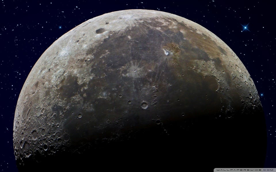 اجمل منظر للقمر2