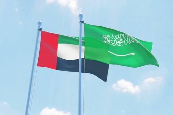 علم الإمارات والسعودية 4