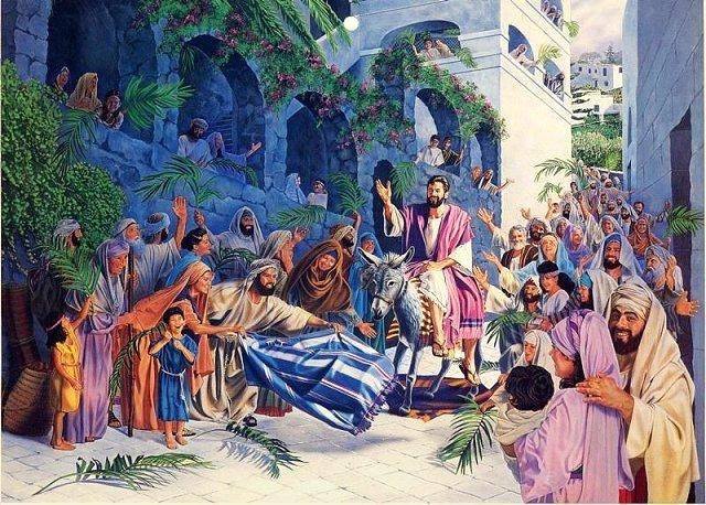 قصة دخول السيد المسيح إلى أورشليم 4