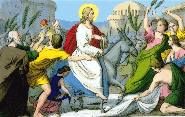 قصة دخول السيد المسيح إلى أورشليم 1