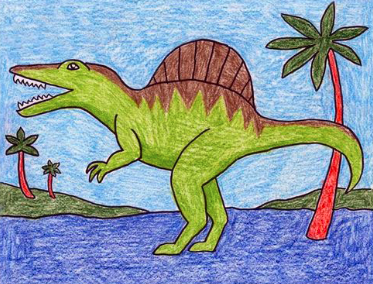 رسومات ديناصورات للاطفال 1