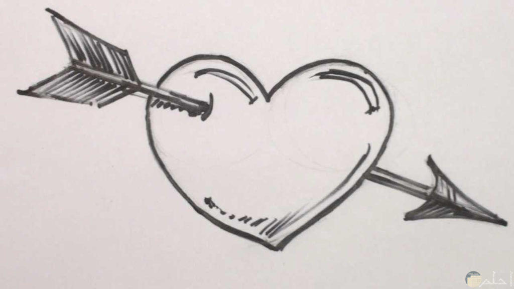 رسومات قلوب حب 5