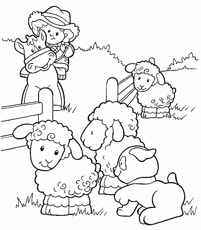 تلوين خروف العيد للأطفال 3