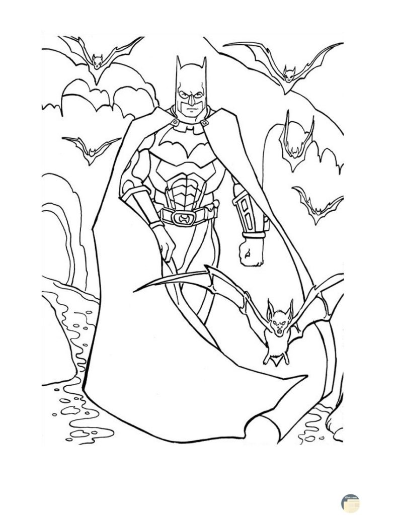 رسومات تلوين باتمان2