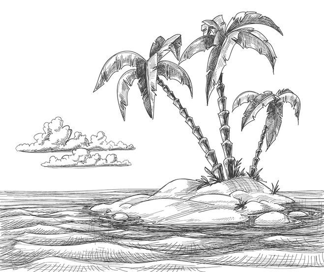 رسم جزيرة 1