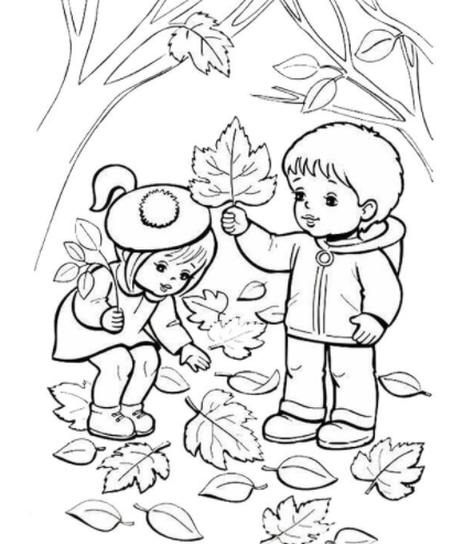 رسومات للتلوين عن فصل الخريف4