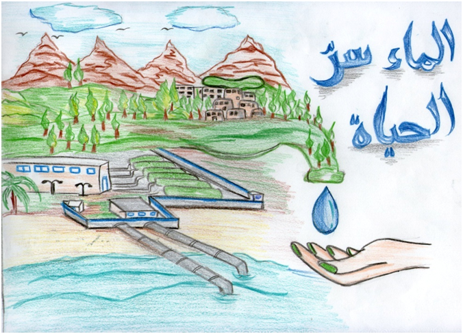 رسومات عن ترشيد استهلاك المياه للاطفال 3
