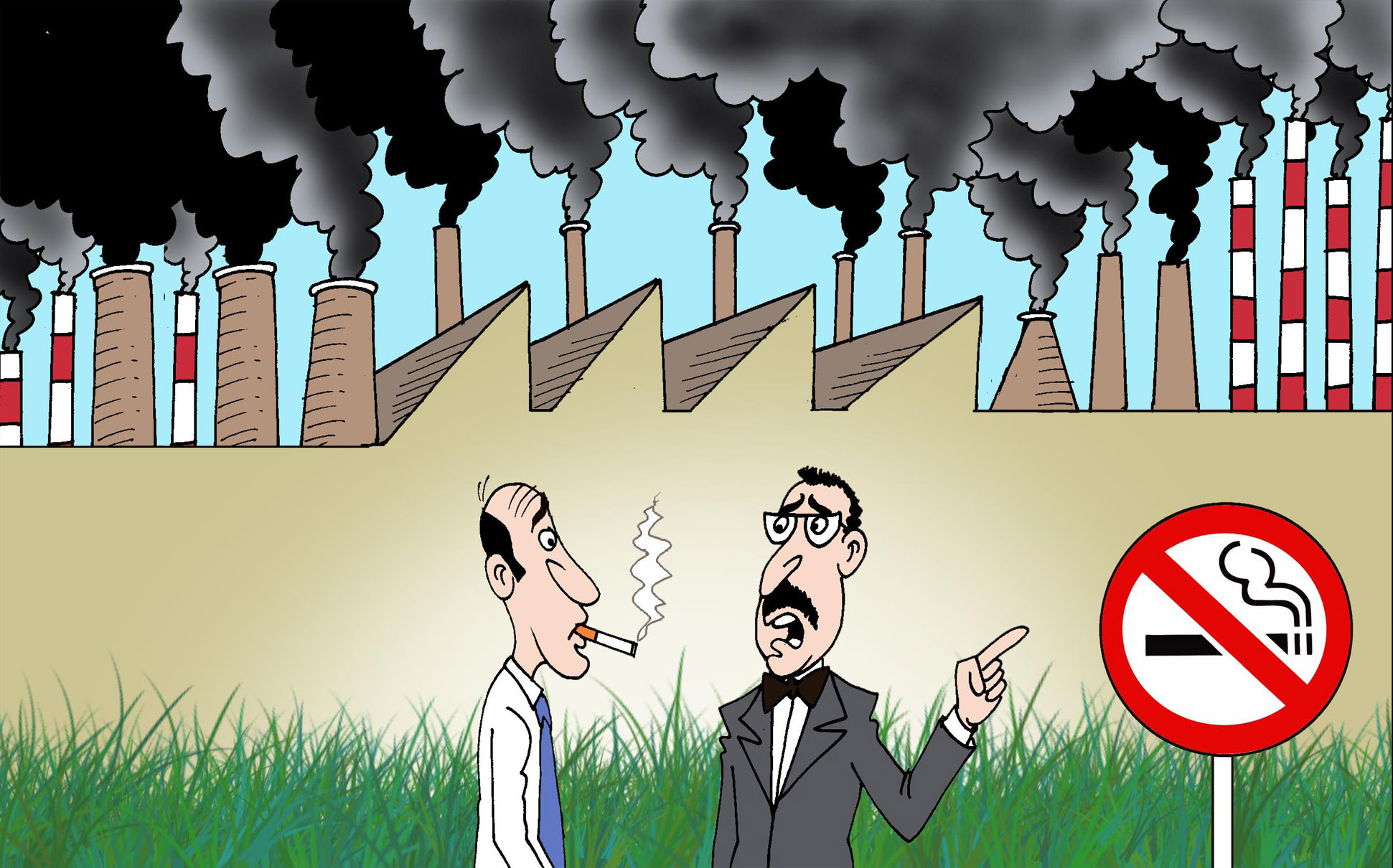رسومات للتلوين عن تلوث البيئة - موسوعة إقرأ | رسومات للتلوين عن تلوث البيئة