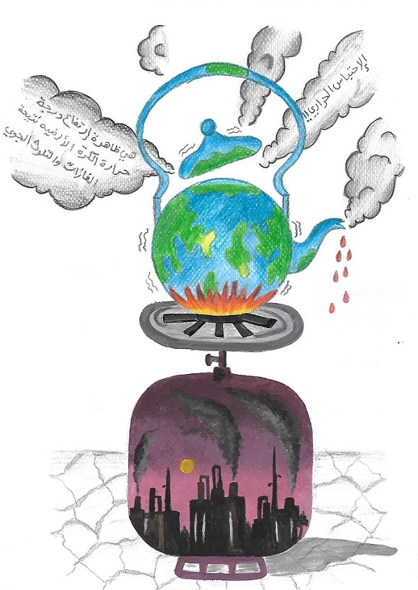 رسومات للتلوين عن تلوث البيئة17