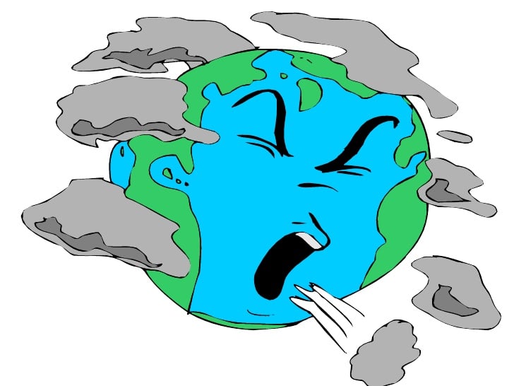 رسومات للتلوين عن تلوث البيئة