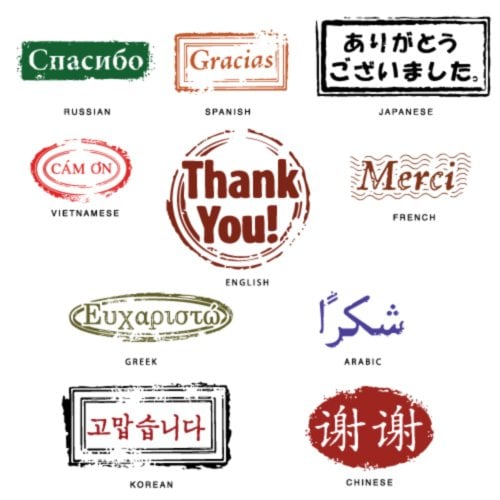تعلم كيف تقول شكرا بجميع اللغات ١