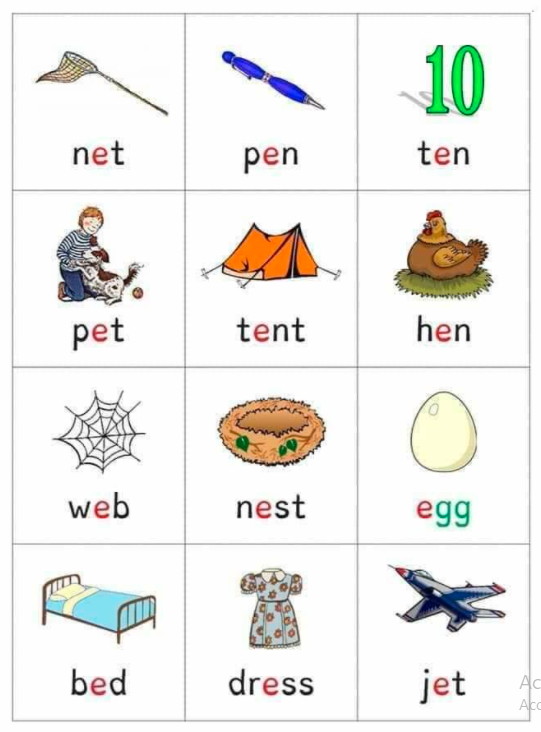 كلمات انجليزية للمبتدئين للاطفال 4