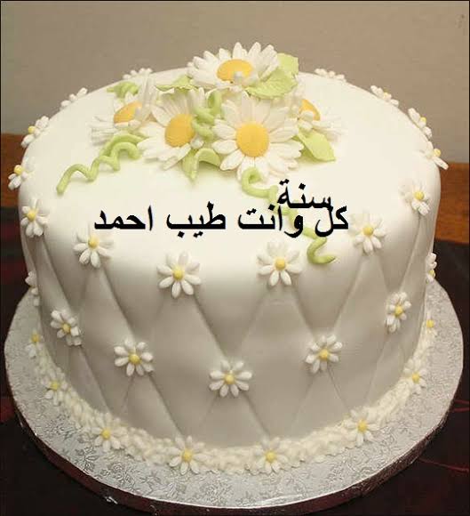 تورتة عيد ميلاد باسم احمد 1