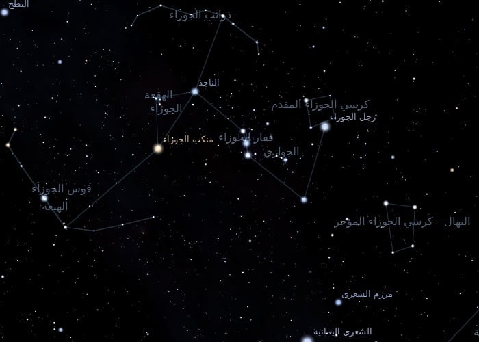 أسماء النجوم عند البدو
