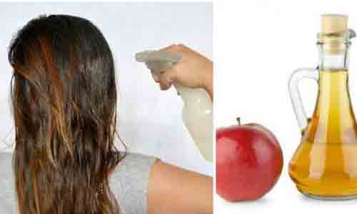 خل التفاح لإزالة صبغة الشعر