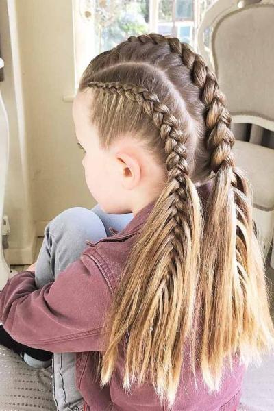 تسريحـات شعر للاطفال سهلة للشعر الطويل 5