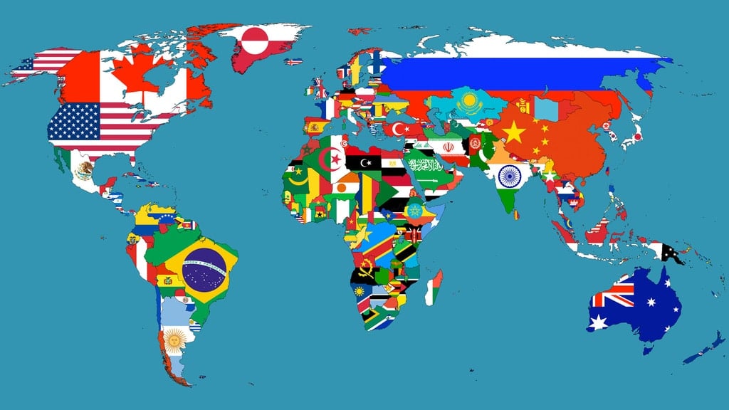 خريطة العالم 2022