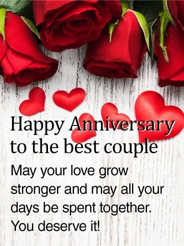 anniversary wishes for couple