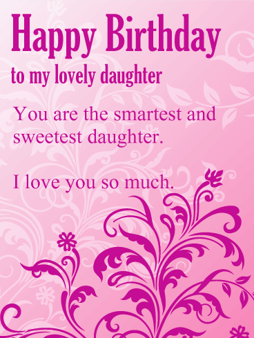birthday messages for daughter