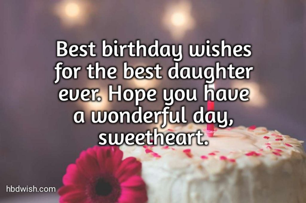 birthday wishes for daughter from dad