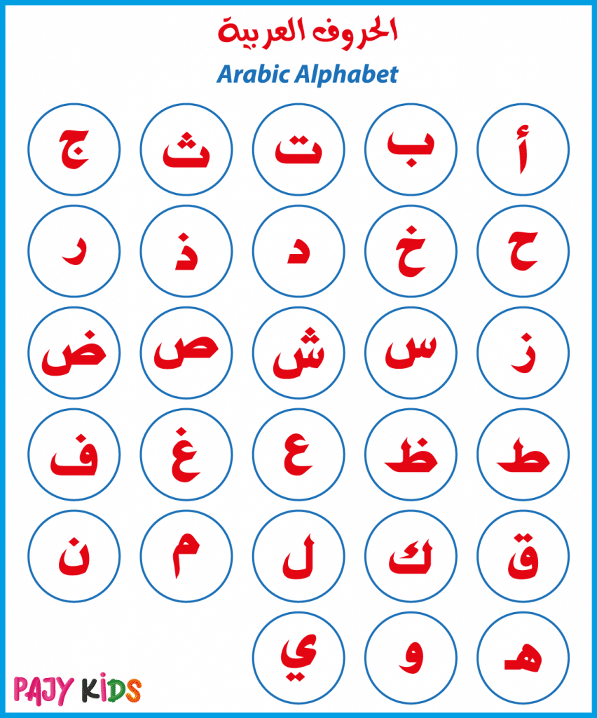 حروف عربية للطبع2