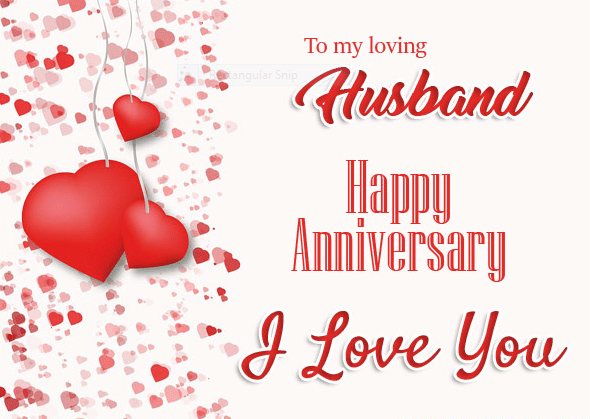 happy wedding anniversary to my husband