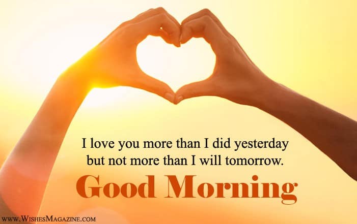 Caring good morning messages for him to know you love him