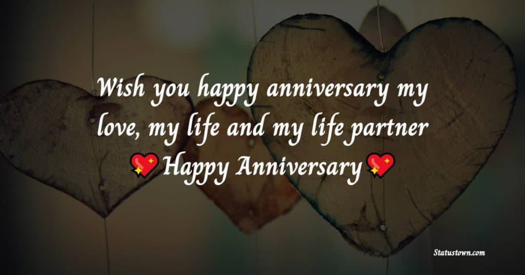 happy anniversary, my love