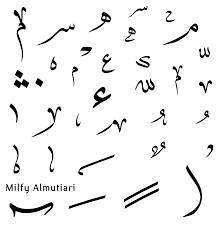 حروف عربية مزخرفة PNG3