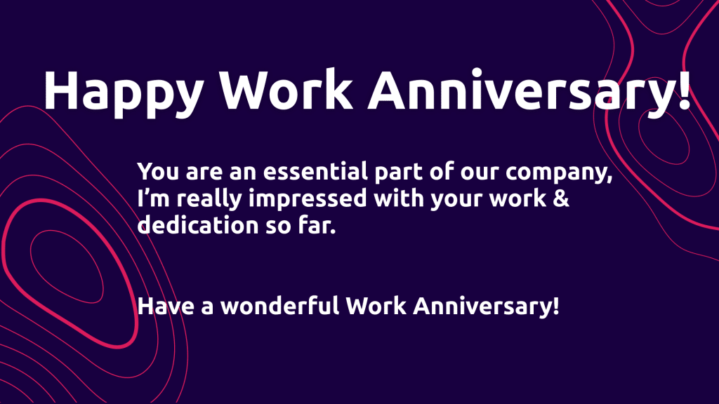 happy work anniversary