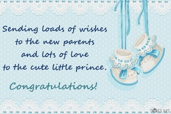 wishes for new born baby boy