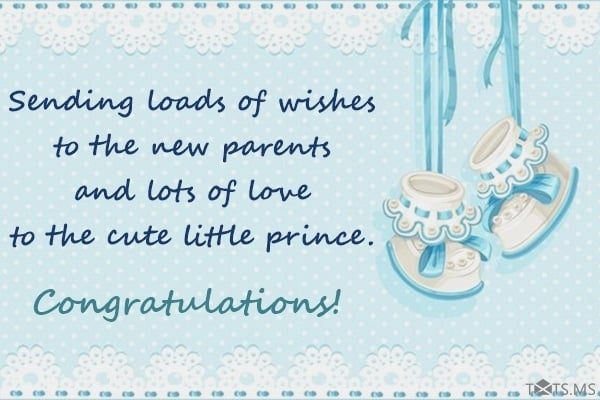 congratulations for new baby boy