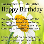 birthday messages for daughter
