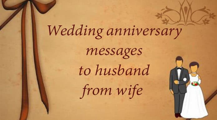anniversary messages from wife to husband