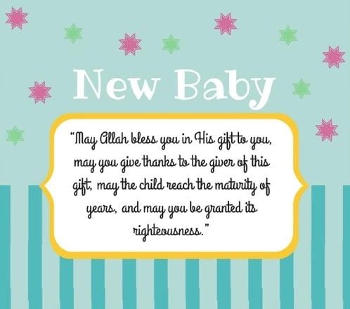 new baby messages islam