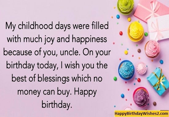 Birthday Wishes for your Uncle