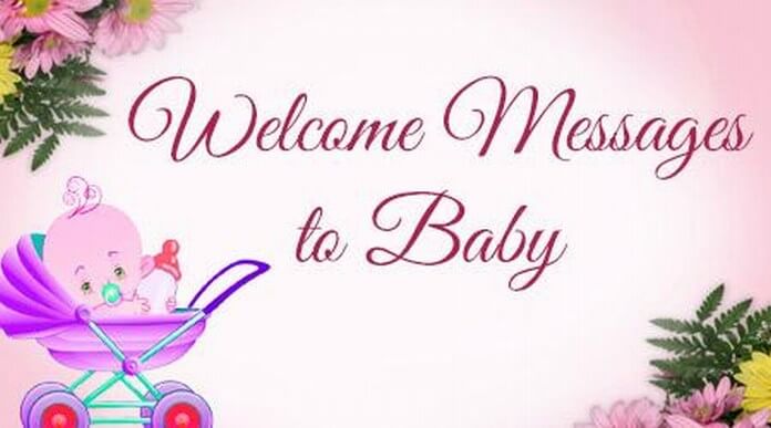 welcome baby message