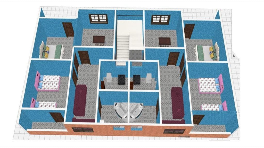 نماذج مخططات شقق سكنية5