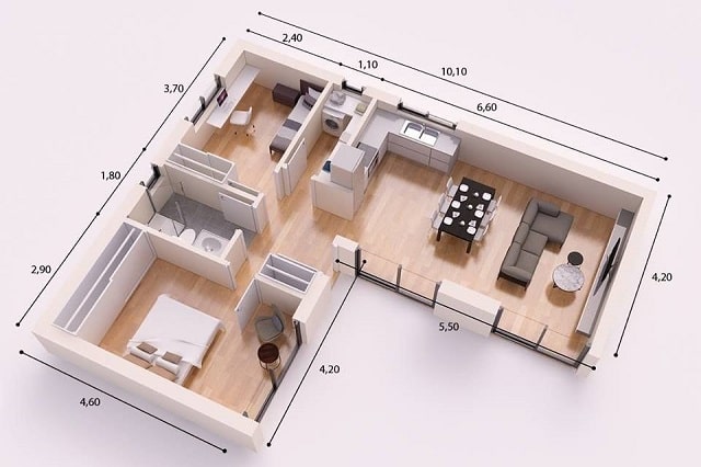 خرائط ثلاثية الأبعاد للمنازل 1