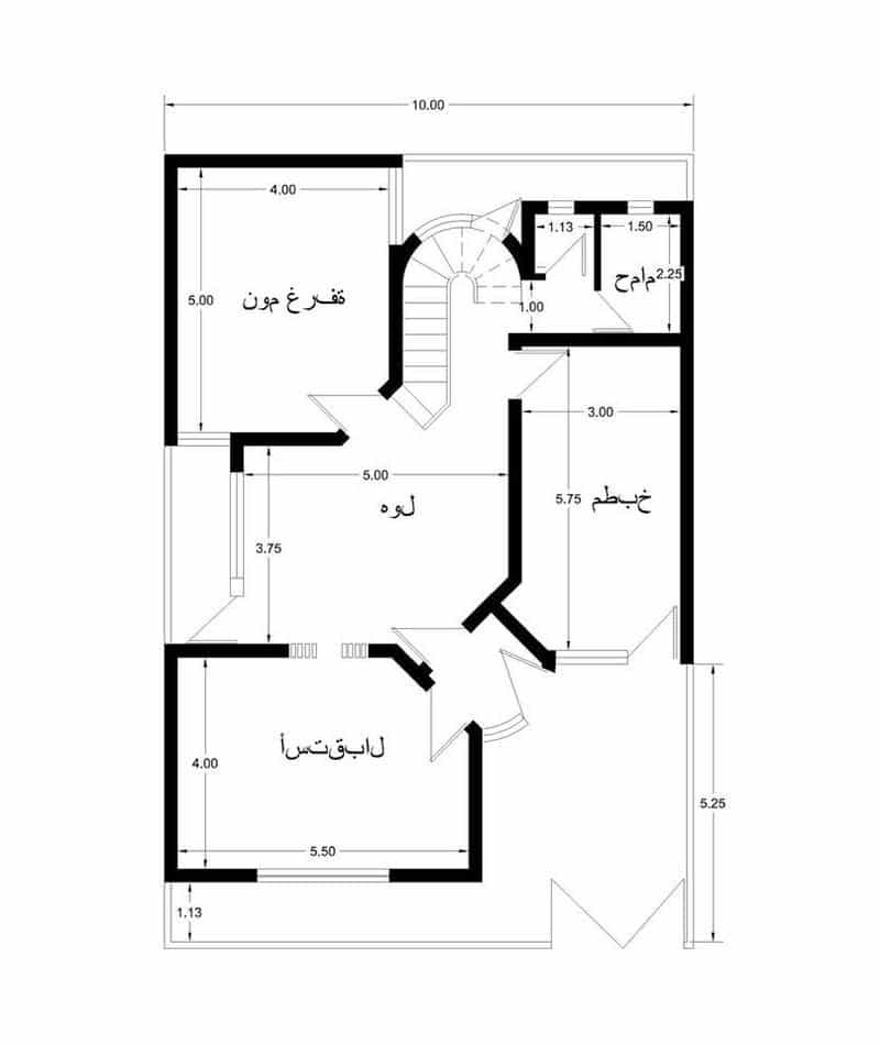 مخططات منازل 150 متر مربع2