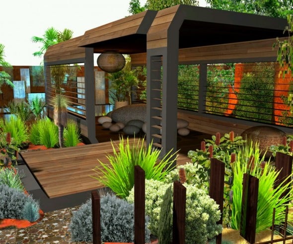 تصاميم حدائق منزلية داخلية صغيرة2