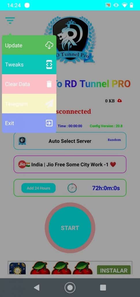 كيفية استخدام rd tunnel pro 